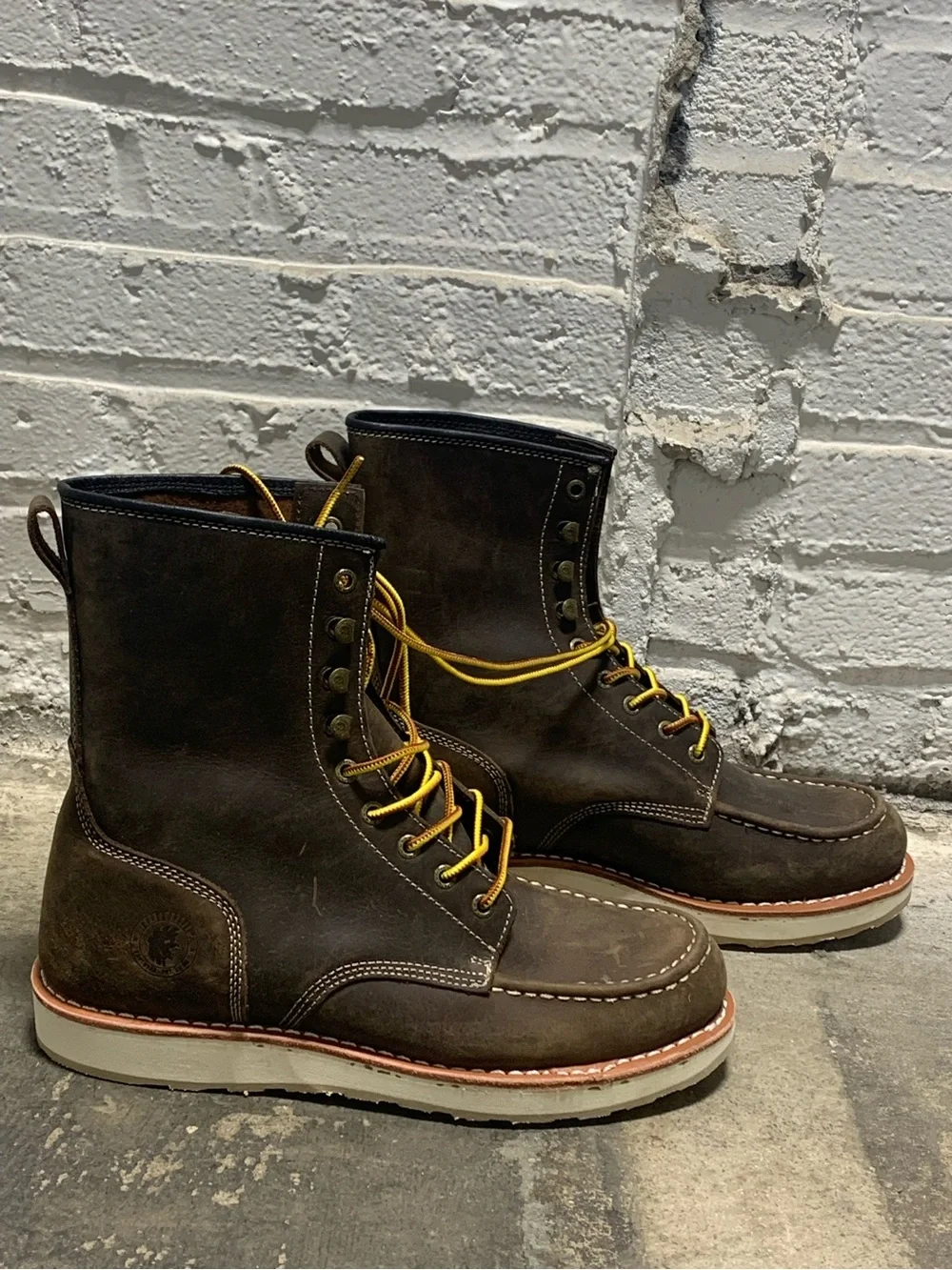 NWOB Rock Rooster Mantua 8” MENS Soft Toe Work Boots - 11.5 MENS - Picture 13 of 16
